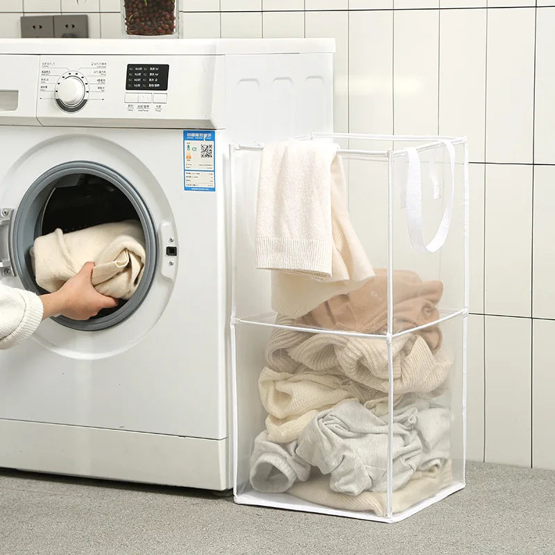 Collapsible Compact Laundry Storage Basket