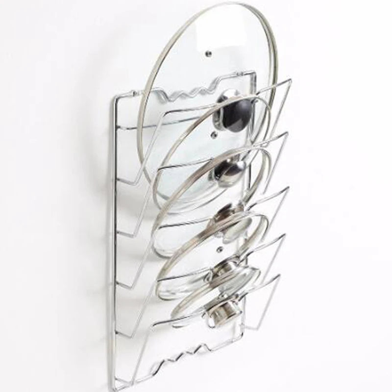 Stainless Steel Pot Lid Rack