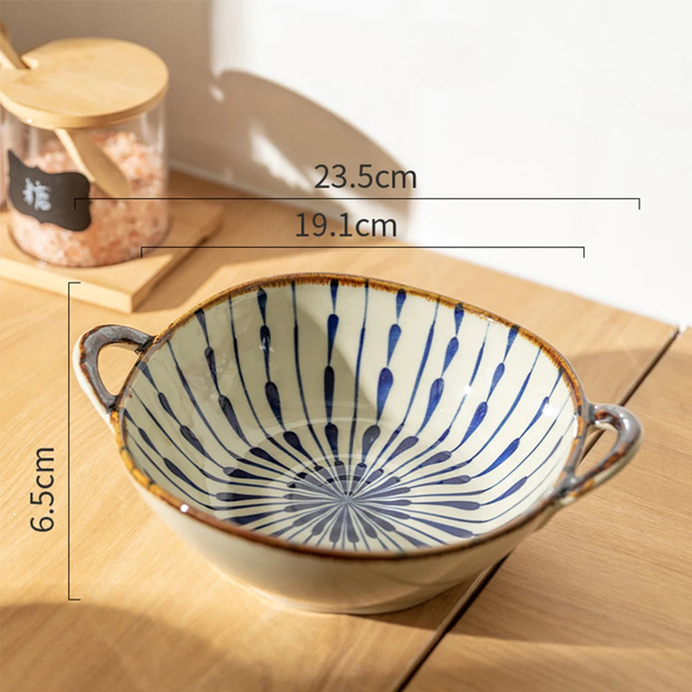 Microwave Safe Ceramic Noodle Bowl