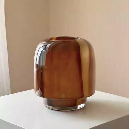 WabiSabi Glass Vase centerpiece delivers handcrafted elegance for any living room with timeless glaze and modern charm, elevating decor for home; shop now.