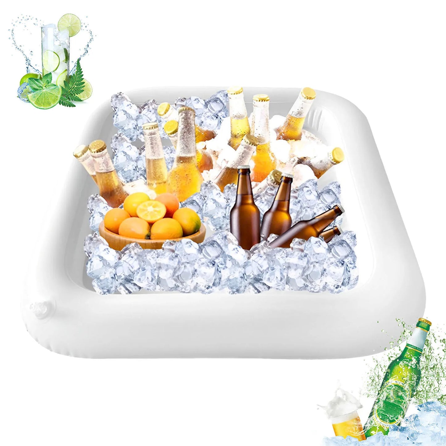 Inflatable Poolside Beverage Tray