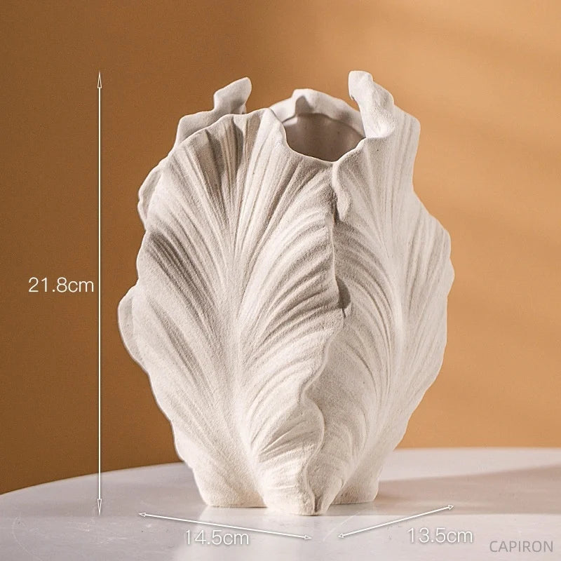 Ceramic Irregular Vase Centerpiece