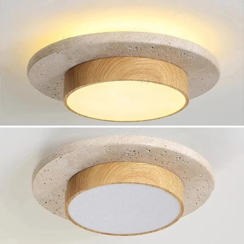 Stone Architectural Ceiling Lamp