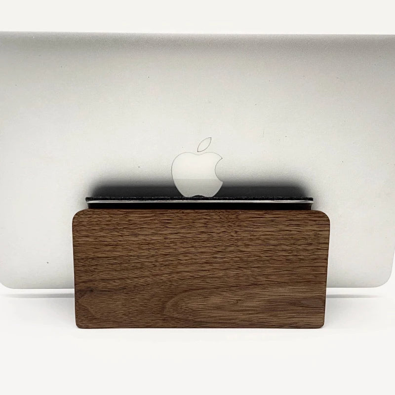 Walnut Vertical Notebook Stand Organizer