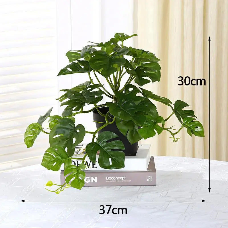 Artificial Turtle Palm Leaves