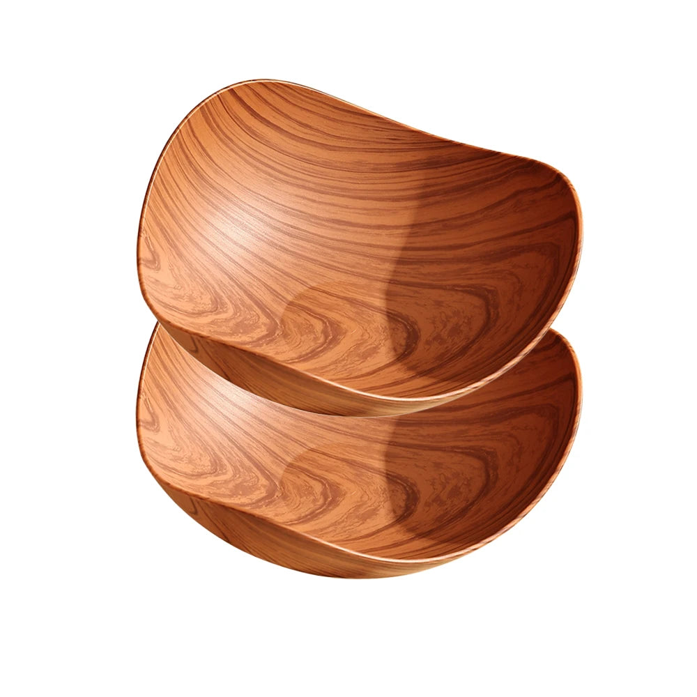 Wood Grain Fruit Plate