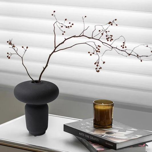 Elevate your space with our 18cm Ceramic Ikebana Flower Vase, perfect for stylish floral arrangements and elegant home decor.