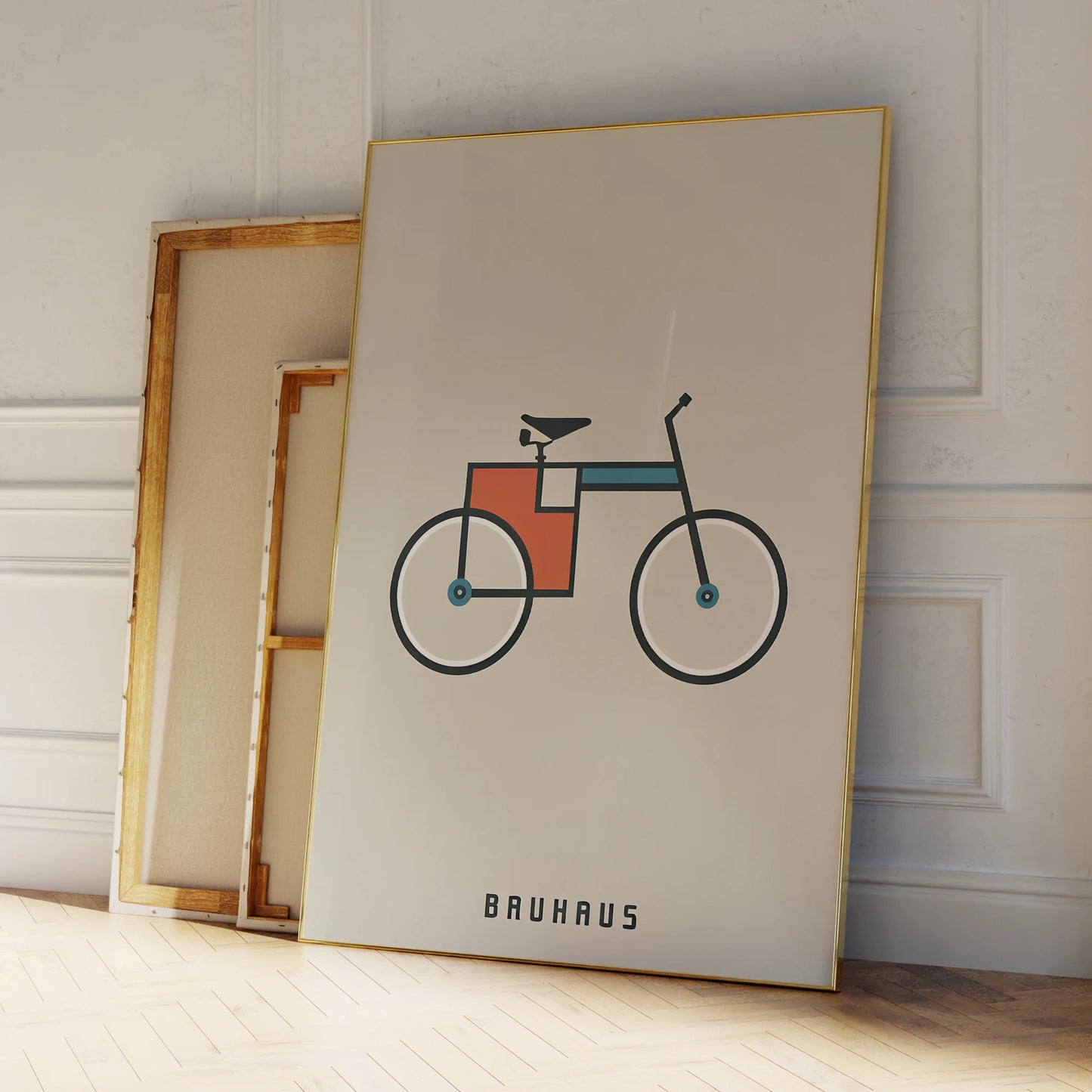 Retro Bauhaus Bicycle Wall Art