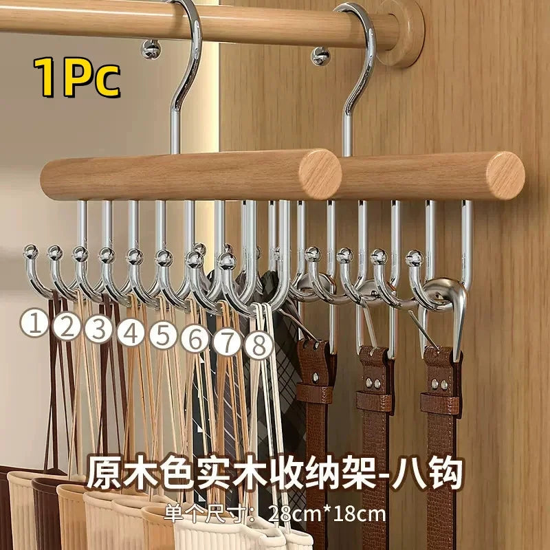 Wooden Space Saving Hooks