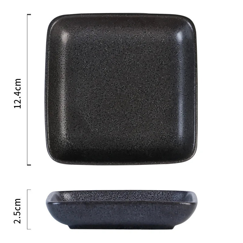Glazed Porcelain Sushi Plate