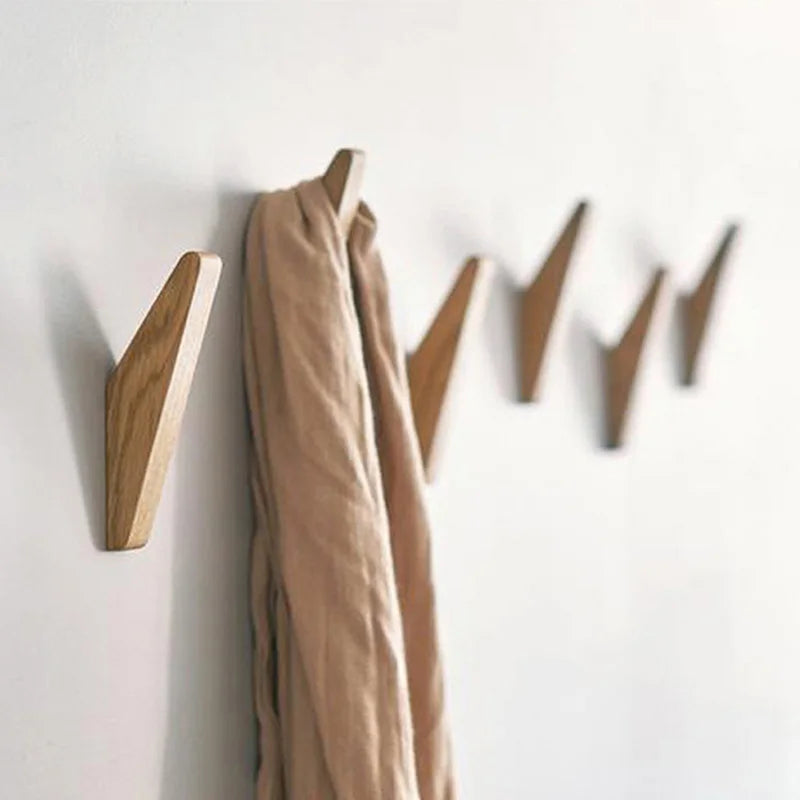 Walnut Wood Wall Key Holder