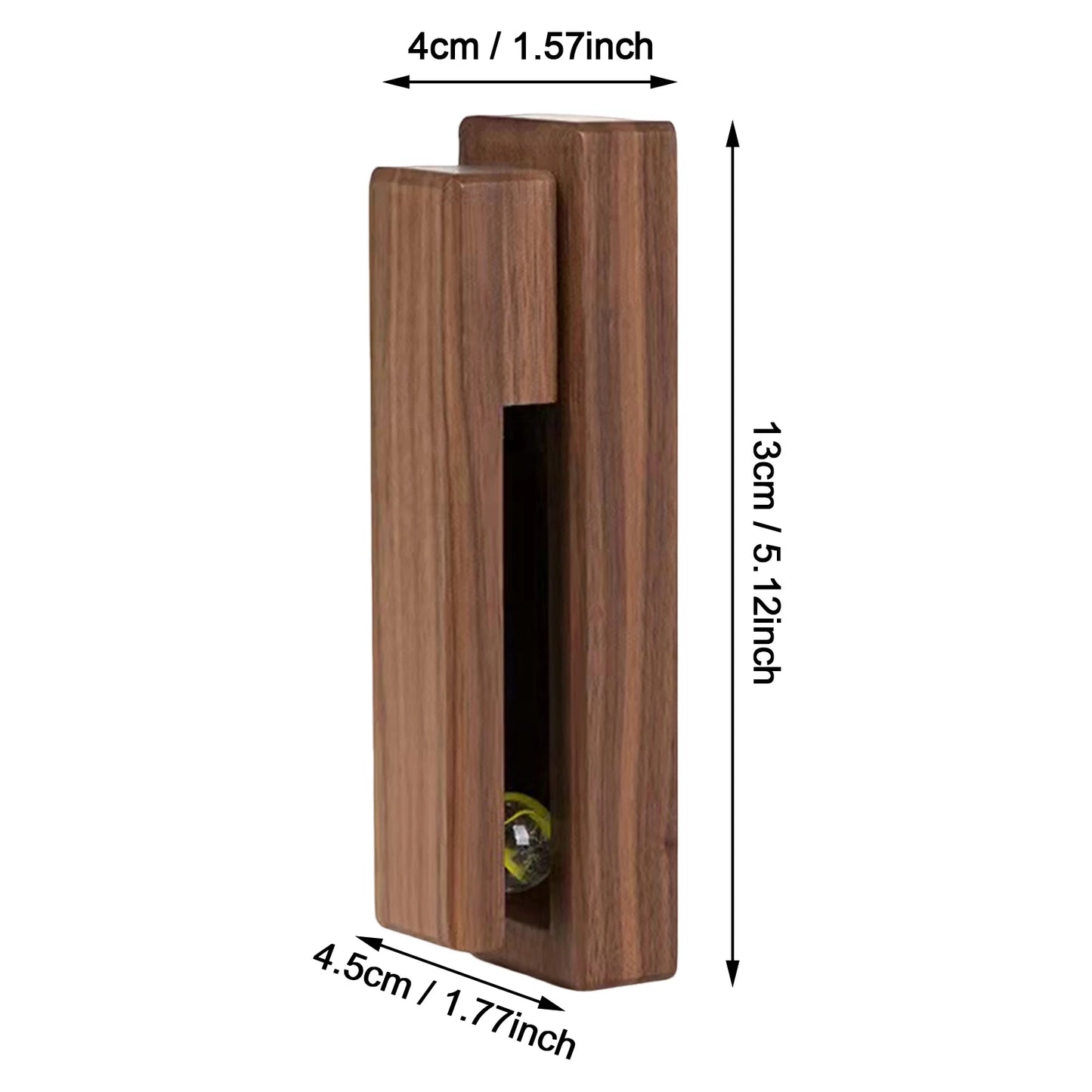 Adhesive Wood Wall Hook
