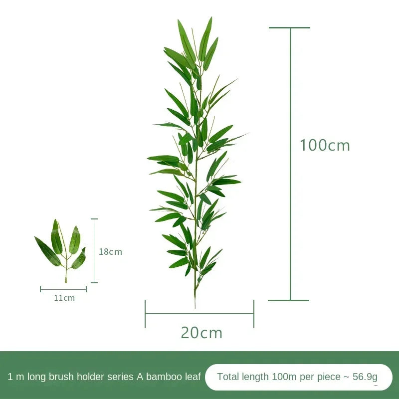 Artificial Eucalyptus and Bamboo Leaves