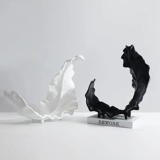 Handcrafted Resin Leaf Serving Tray