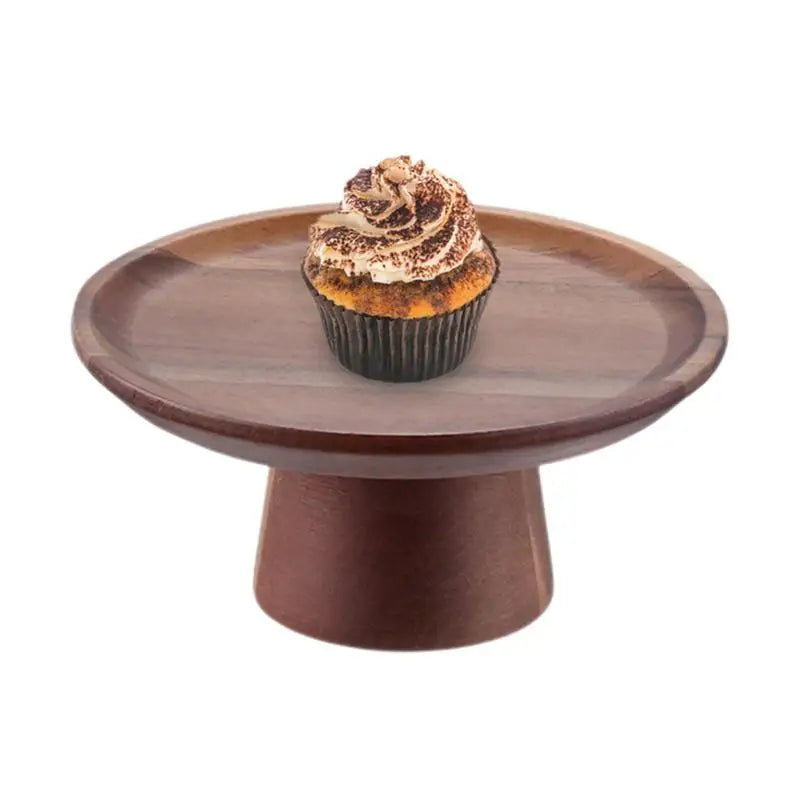 Natural Wooden Cake Tray