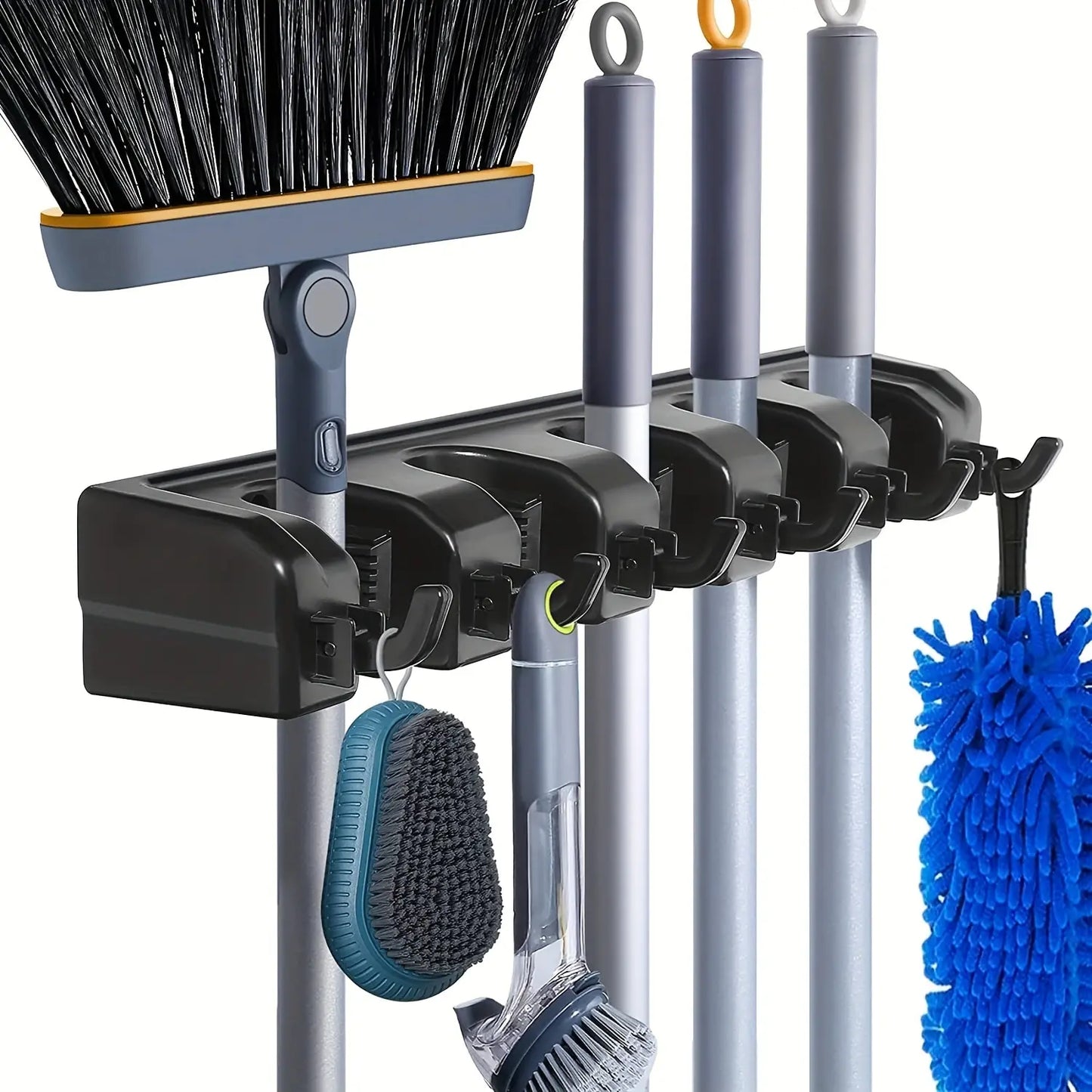 Multifunctional Wall Mounted Mop Holder