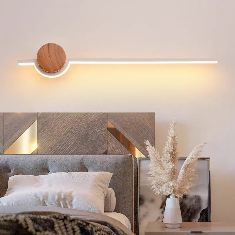 Timber Wood Wall Light offers warm to natural LED colors with a wood finish and wall-switch control for stylish spaces-shop now
