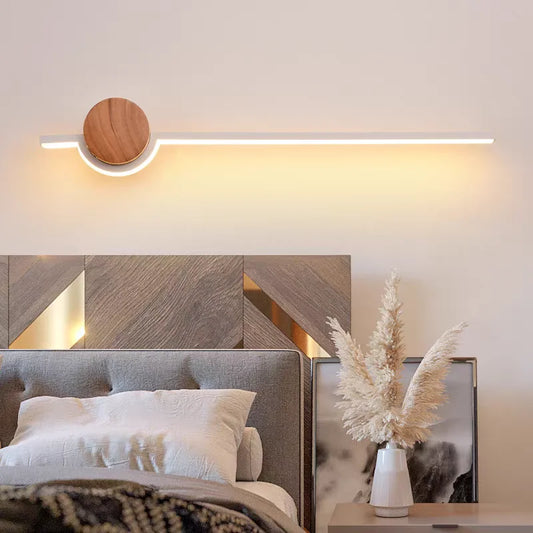 Timber Wood Wall Light offers warm to natural LED colors with a wood finish and wall-switch control for stylish spaces-shop now