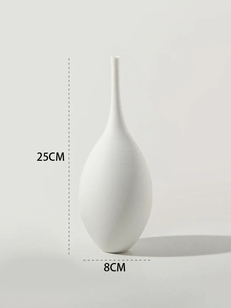 Minimalist Zen Ceramic Art Vase