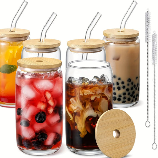 Insulated CanShapedGlasses keep drinks cold, prevent spills, and come with lids and straws—gift-ready sets in 2/4/6/8pcs buy now for easy gifting—shop now!