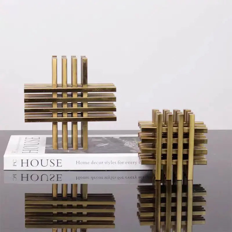 Gilded Irregular Metallurgical Architectural Sculpture