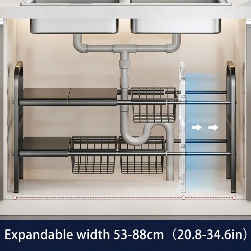 Under Sink Expandable Organizer