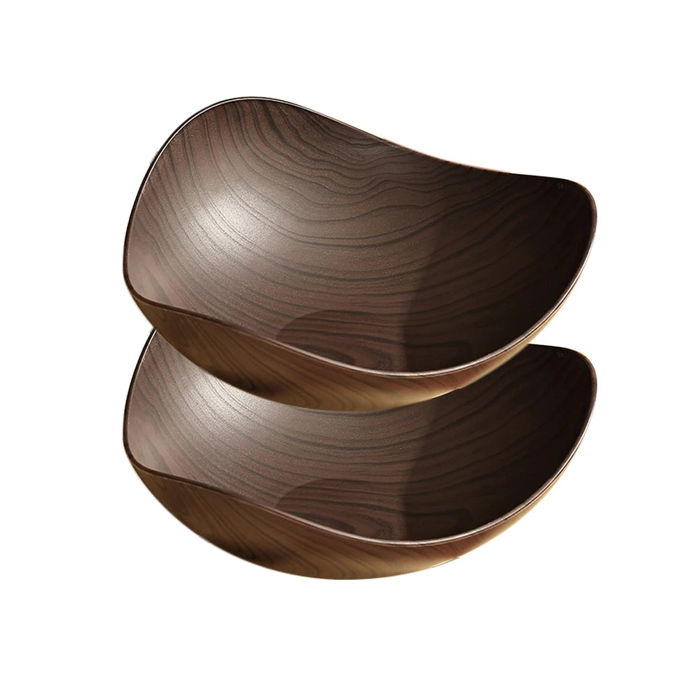 Wood Grain Fruit Plate