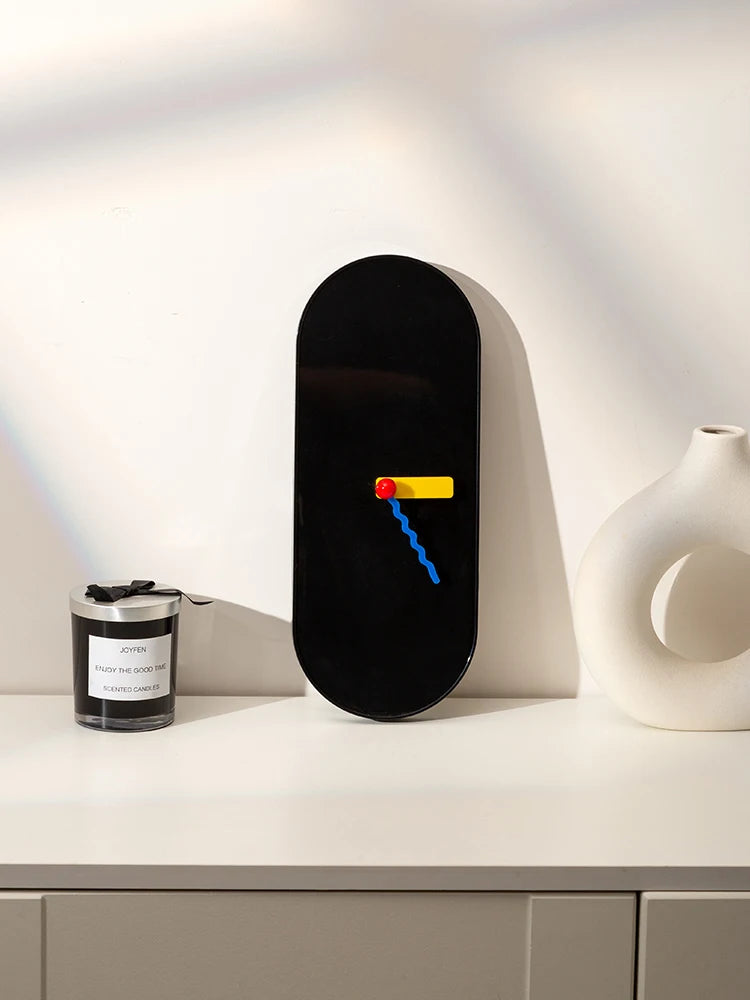 Oval Digital Wall Clock