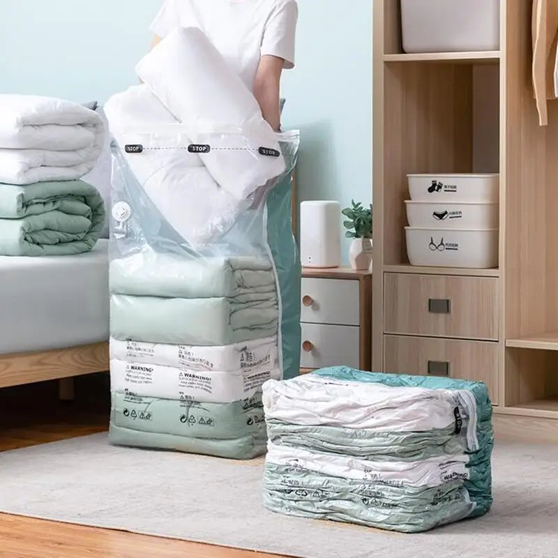 No Need Pump Vacuum Storage Ultra Large Bags for Clothes & Blankets deliver compact tight savings with easy compression, order now to reclaim space, shop now!