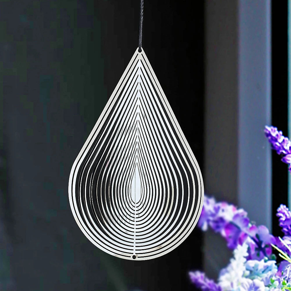 Iridescent Reflective Stainless Water Windspinner