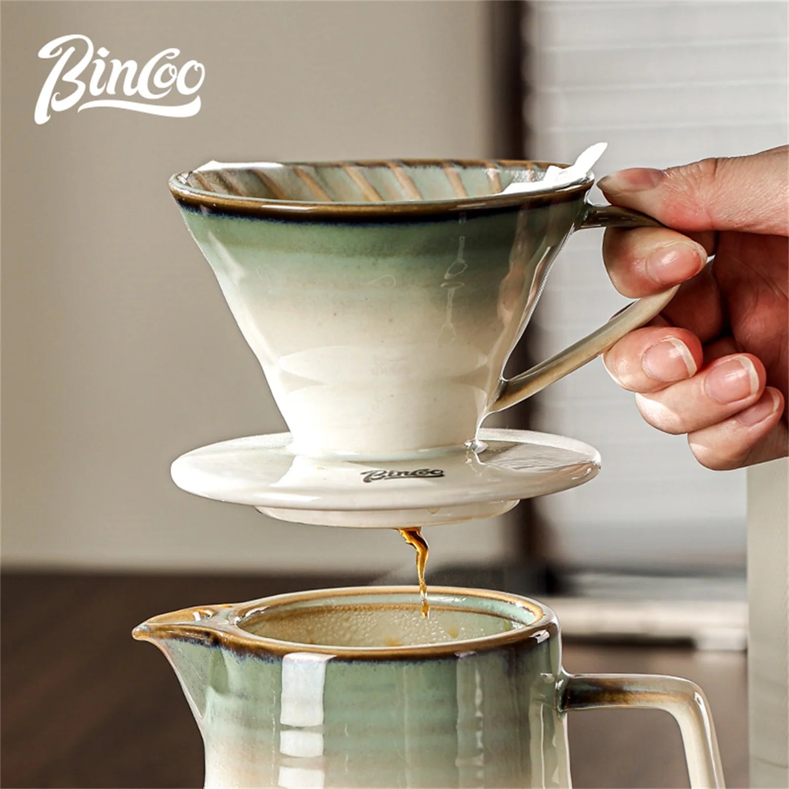Living Plus Ceramic Coffee Filter Cup Dripper – The Living Plus
