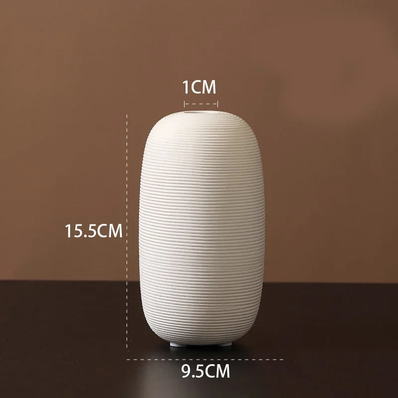 Minimalist Zen Ceramic Art Vase