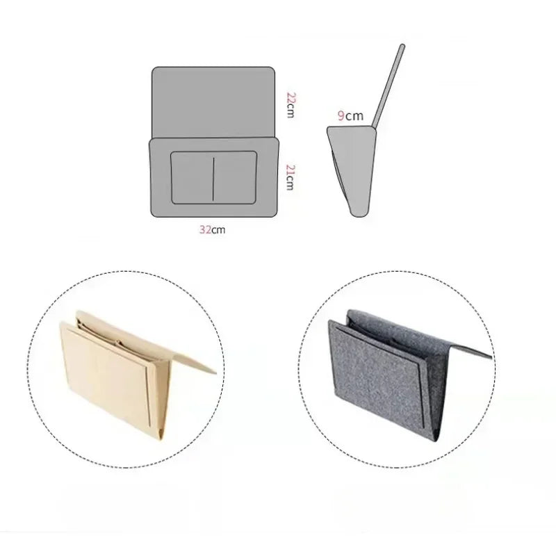 Bedside Storage Pockets