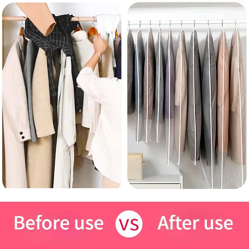 Clear Garment Bag Dustproof Storage