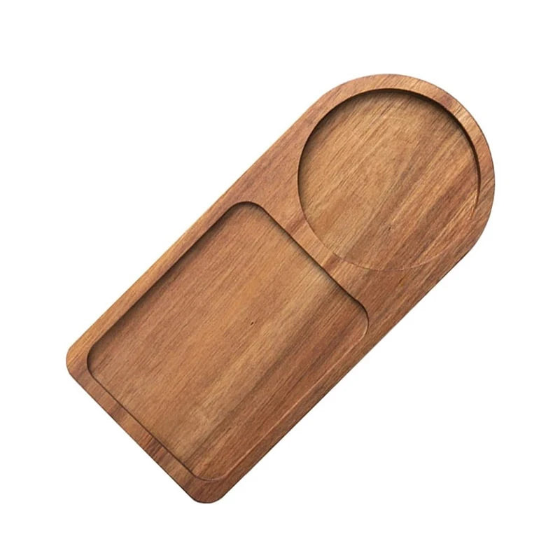 Handcrafted Hardwood Breakfast Serving Tray