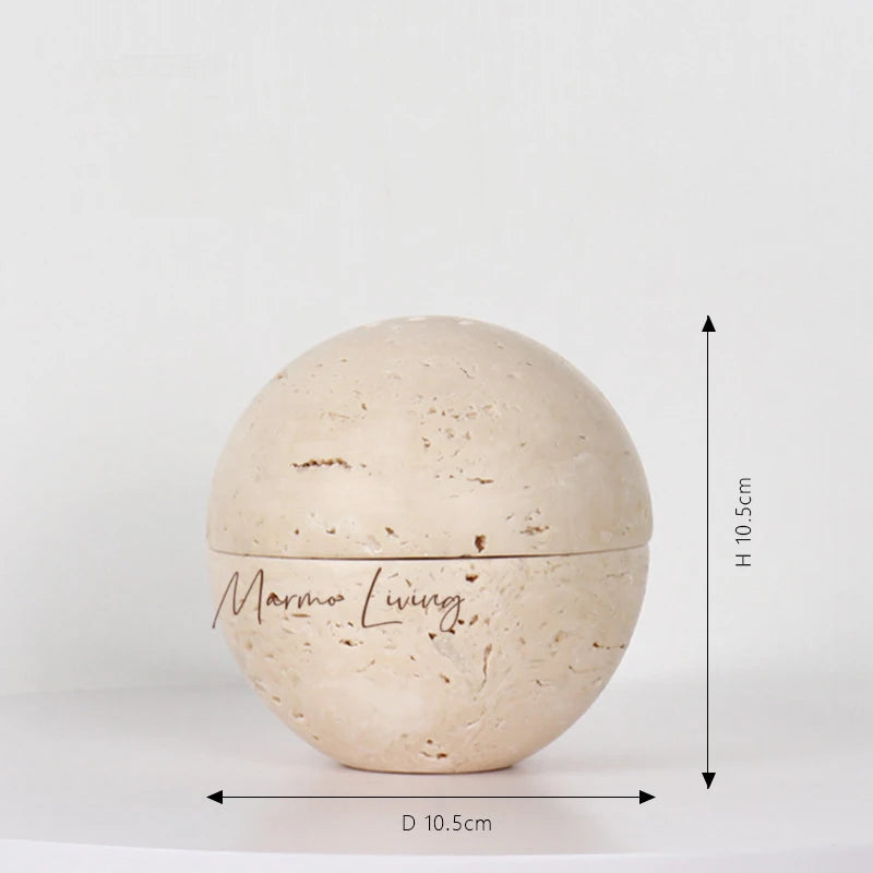 Travertine Beige Incense Burner