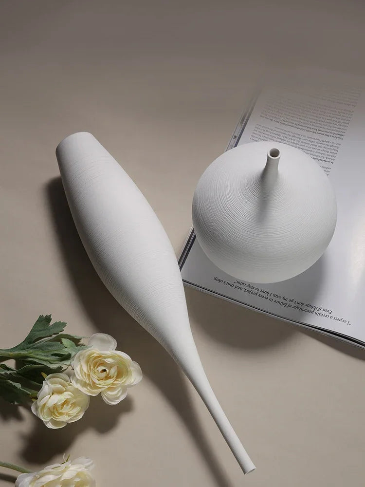 Minimalist Zen Ceramic Art Vase