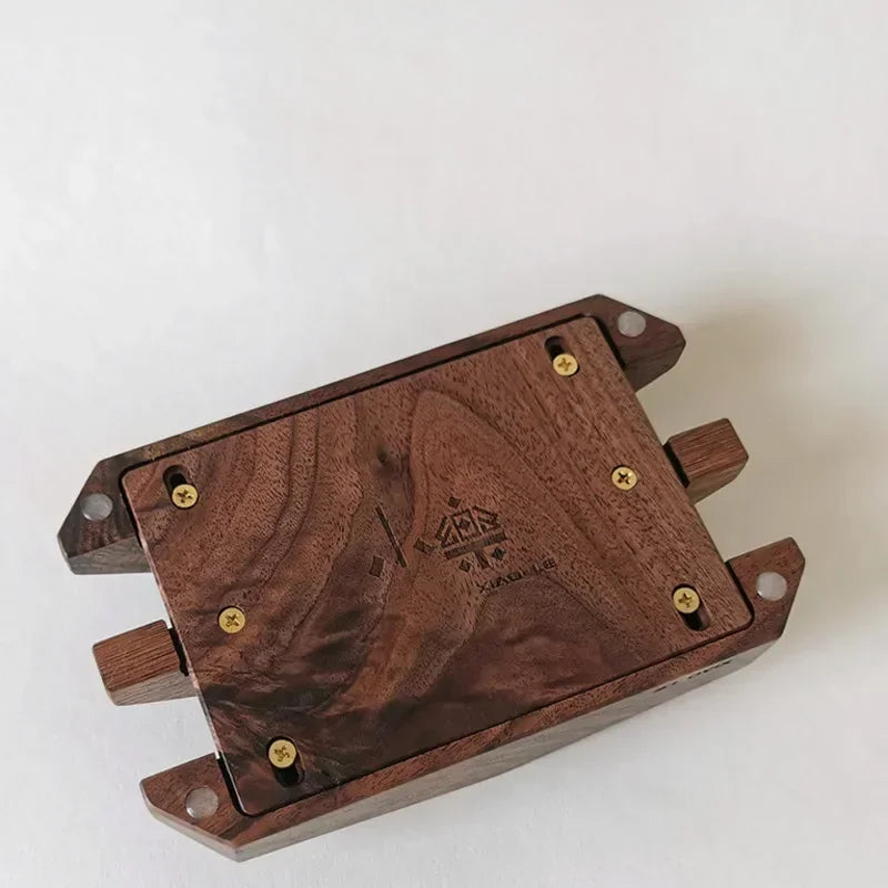 Solid Wood Dual Layer Laptop Stand