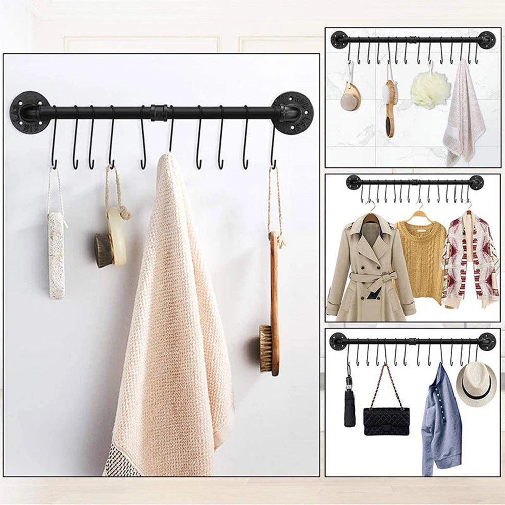 Heavy Duty Wall Kitchen Utensil Rack