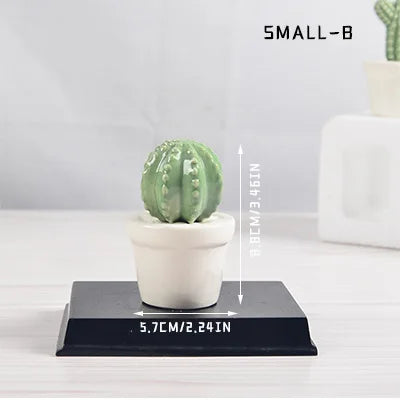 Ceramic Cactus Desk Decoration