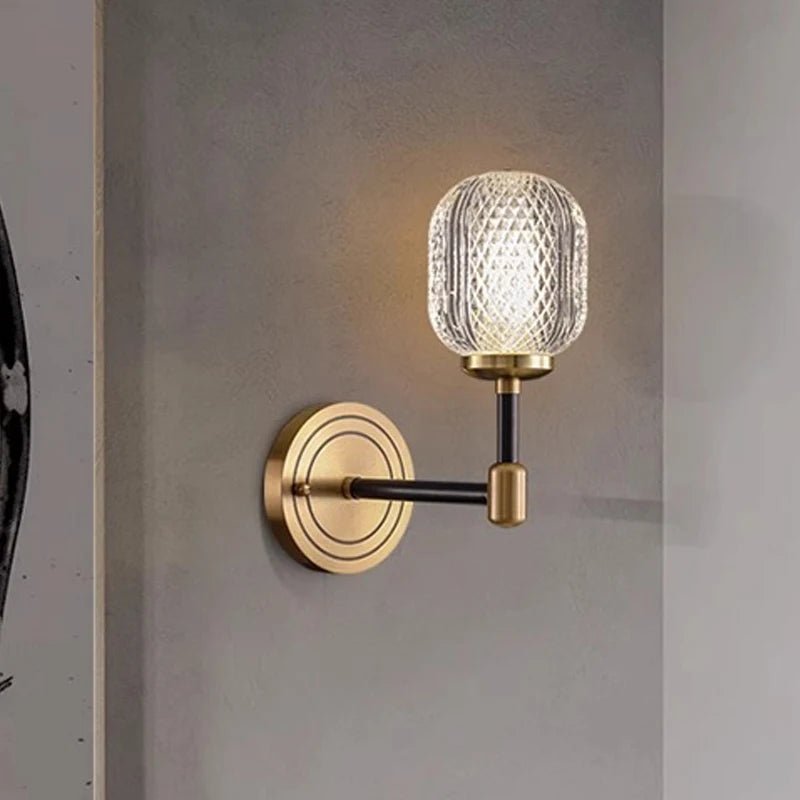 Elevate your space with the Copper Luxurious Postmodern Wall Lamp, offering elegant all-copper illumination and a sophisticated, creative ambience for living rooms or bedrooms—upgrade your home today!