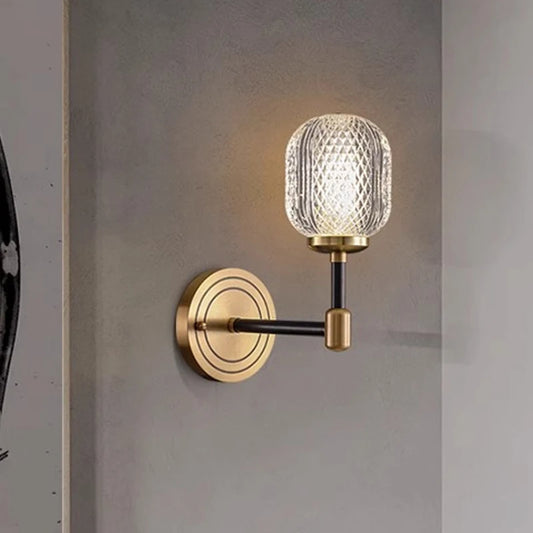 Elevate your space with the Copper Luxurious Postmodern Wall Lamp, offering elegant all-copper illumination and a sophisticated, creative ambience for living rooms or bedrooms—upgrade your home today!