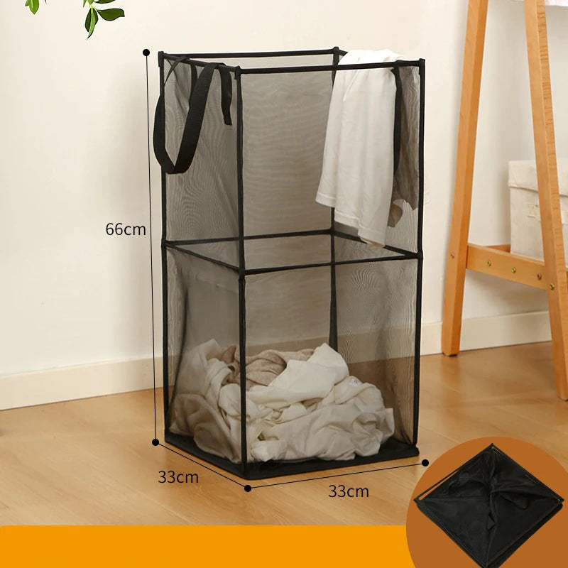 Collapsible Compact Laundry Storage Basket