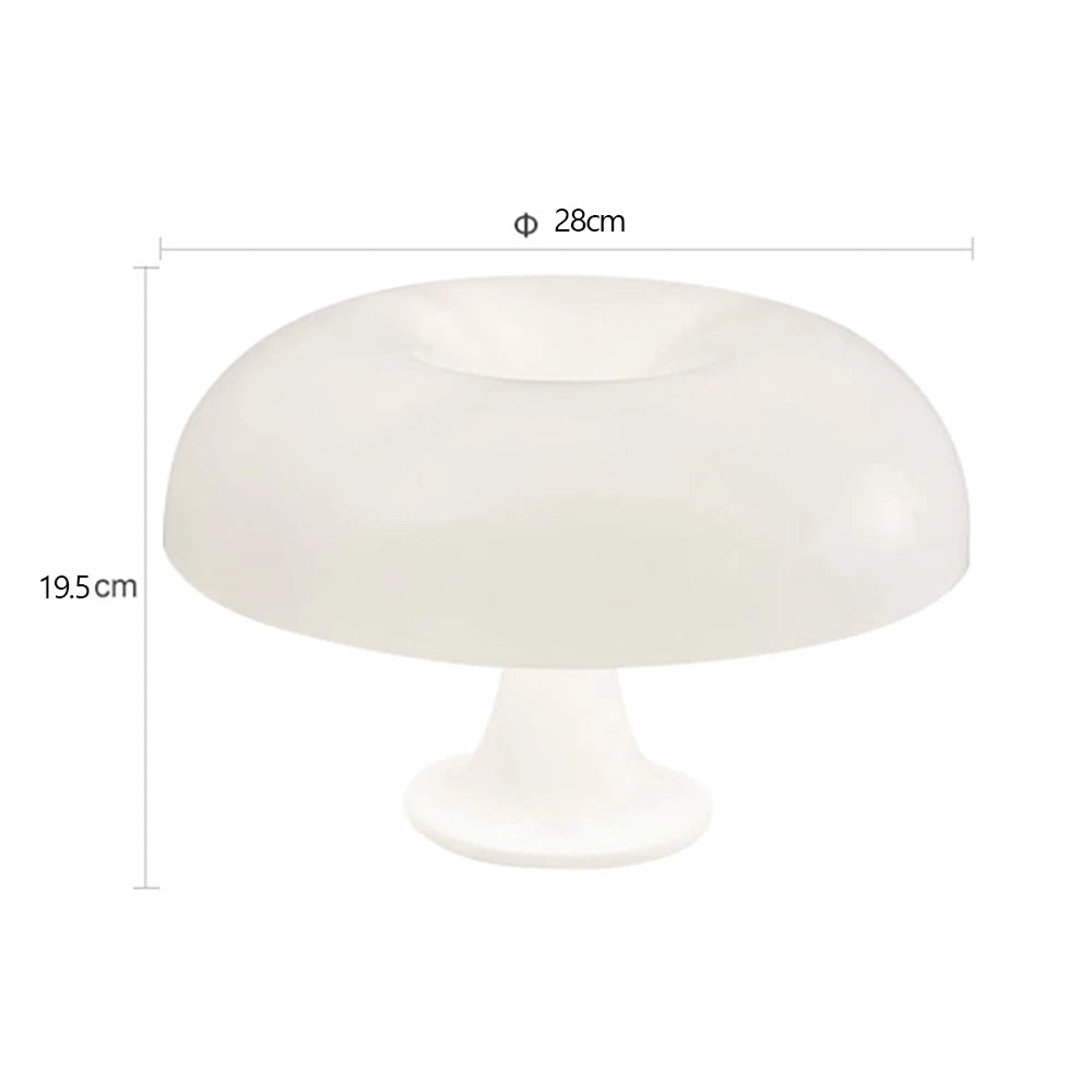 Mushroom Table Lamp Danish Designer Orange