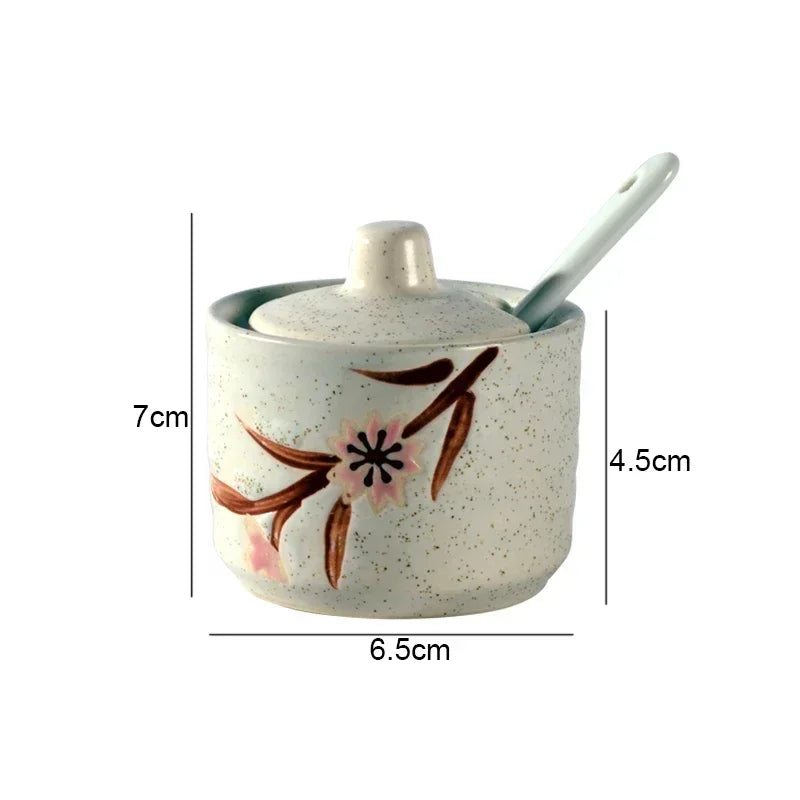 Multifunctional Ceramic Seasoning Jars