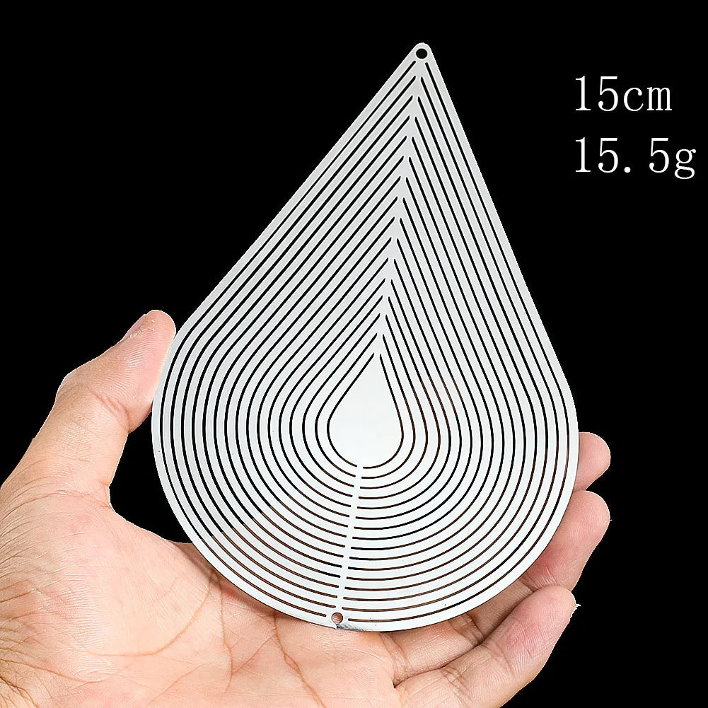 Iridescent Reflective Stainless Water Windspinner
