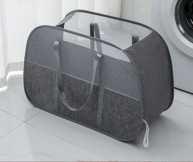 Large Foldable Mesh Laundry Basket