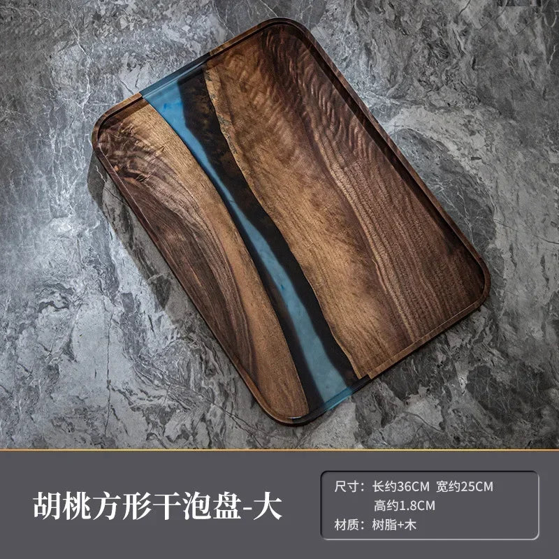 Handcrafted Black Walnut Tea Tray