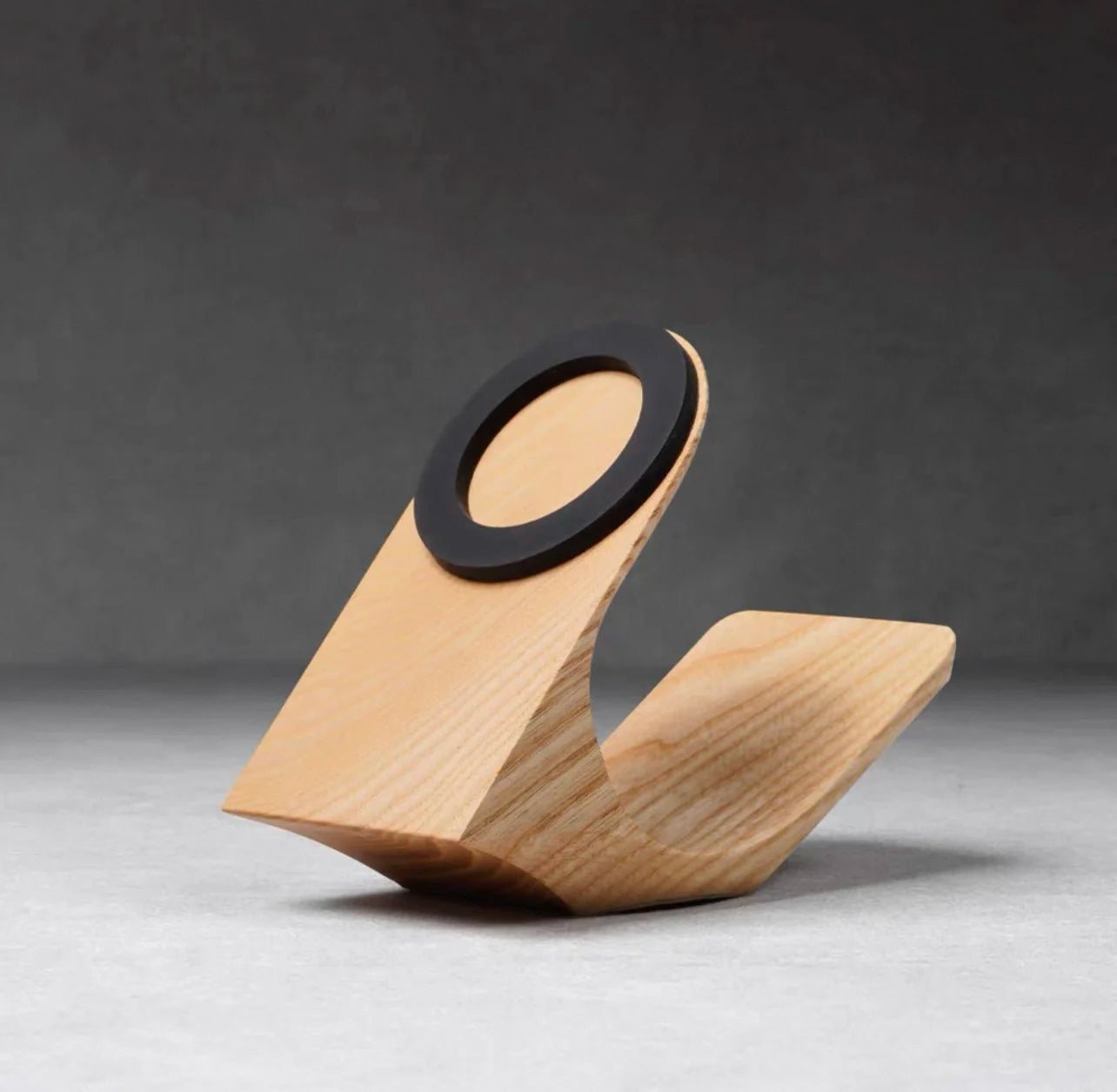 Solid Wood Magnetic Phone Holder