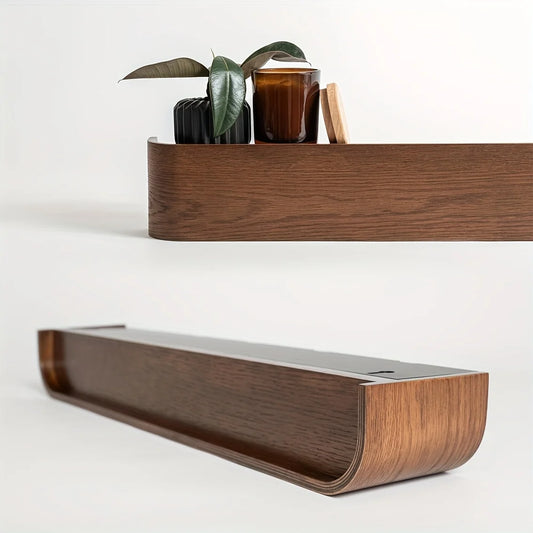 Solid Wood Coat Rack With Shelf with concealed hooks and shelf offers space saving organization for entryways; durable, simple assembly; order yours today.